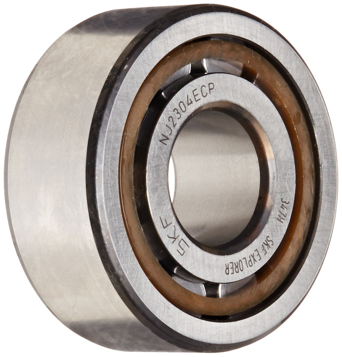 SKF NJ 2304 ECP Roulement à rouleaux radial cylindrique en acier 20 ID