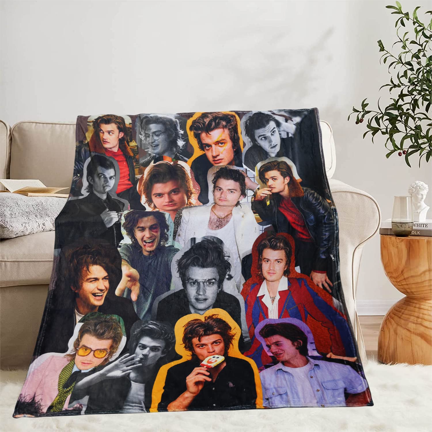 Joe Flanell-Überwurfdecke – Weiche Kuscheldecke Für Couch & Bett, 152 X 127 Cm