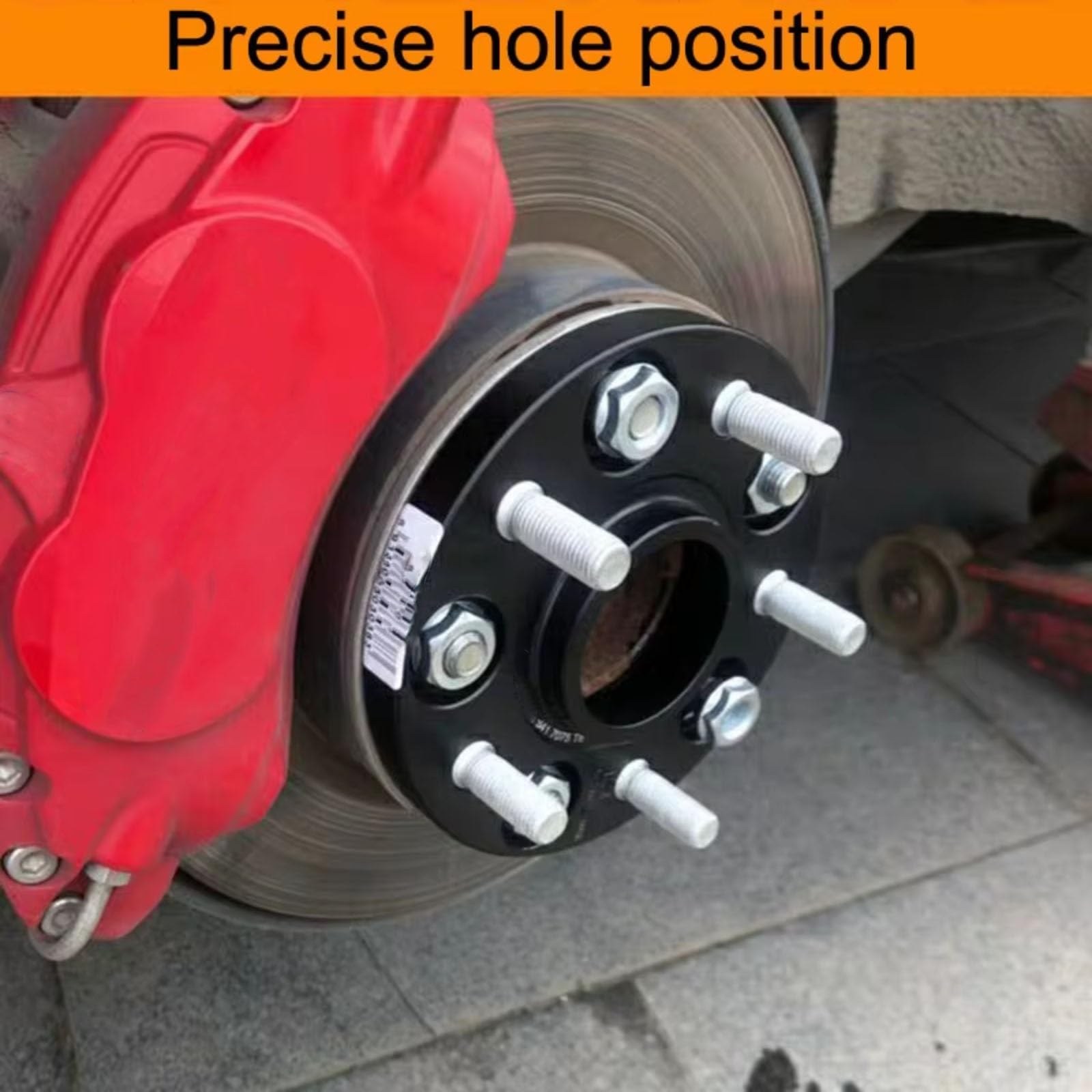 Entretoises de Roue compatibles avec Mustang (2 pièces), Cales de moyeu en Aluminium, Adaptateur de 30 mm