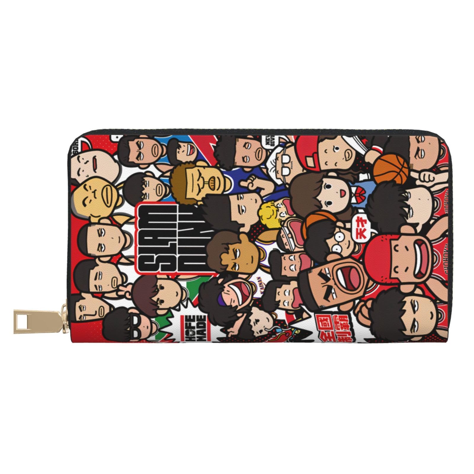 Amazon.co.jp: 財布 スラムダンク 長財布 レザー ながざいふ 小銭入れ