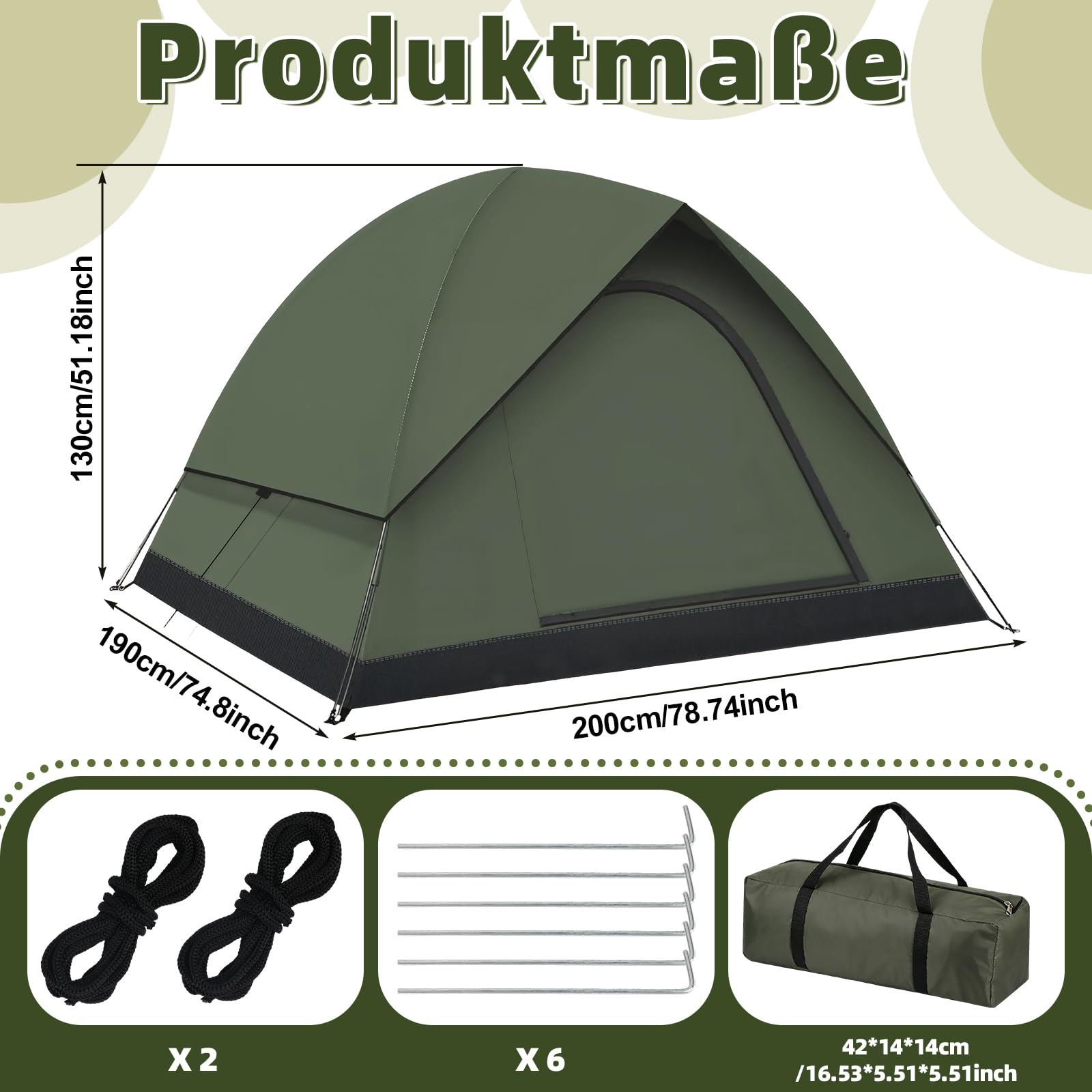 Zelt 3-4 Personen Camping Zelte Ultraleichte Kuppelzelt 2-5 Jahreszeiten Wetterfest Zelt Winddicht Wasserdicht mit Abnehmbare Außenzelt Klein Leicht Perfekt für Wandern Backpacking Camping Familien