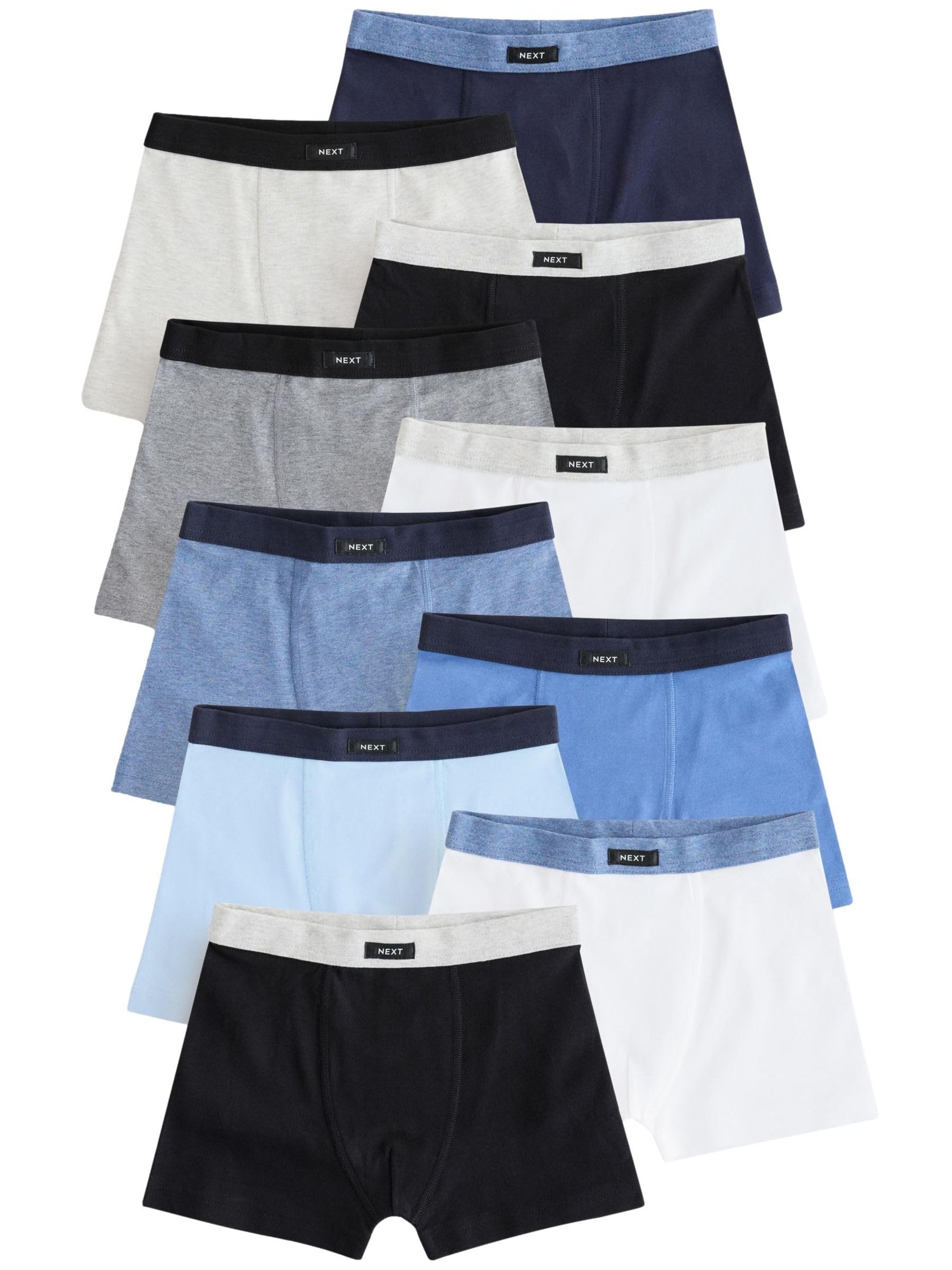 NEXT Boys Pack of 3 Woven Boxer Briefs in 100% Cotton