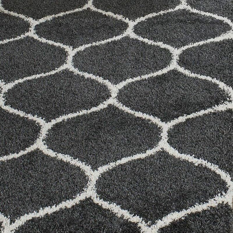 Image of F & B Rugs Luxurious Luck high Density Thick & Soft Shaggy Carpet Microfiber 2 Inch Pile Height 5 x 8 feet