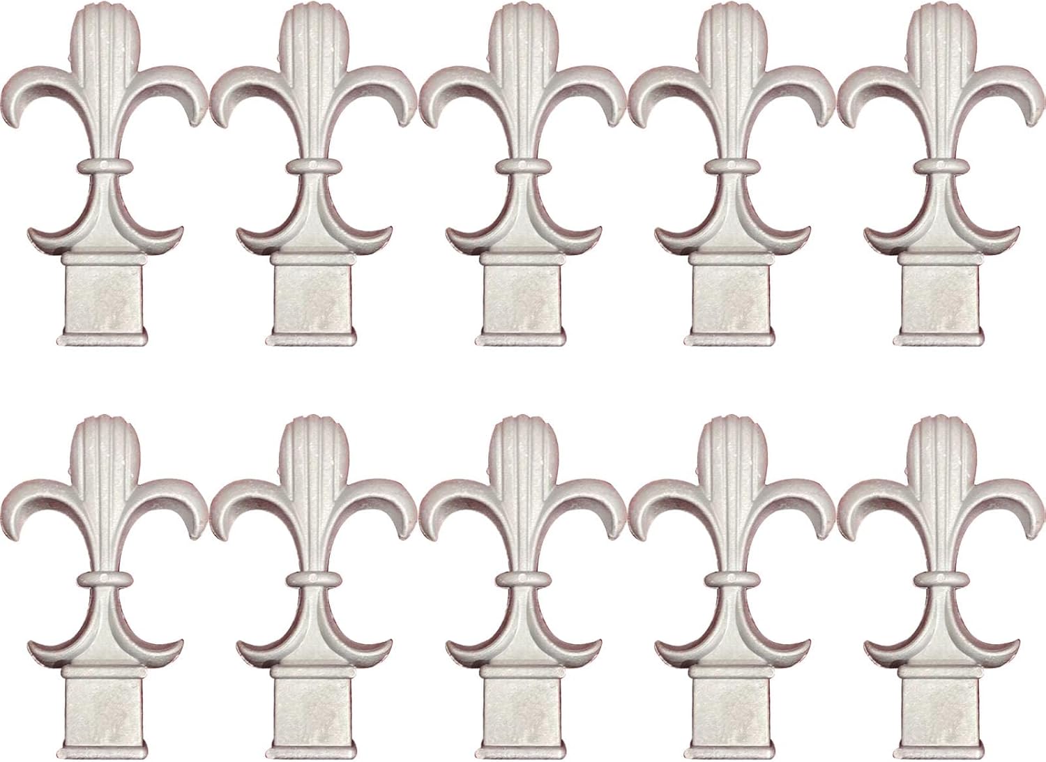 フェンストッパー・フィニアル フェンスフィニアル 25x25x143mm アルミ製 10個入り