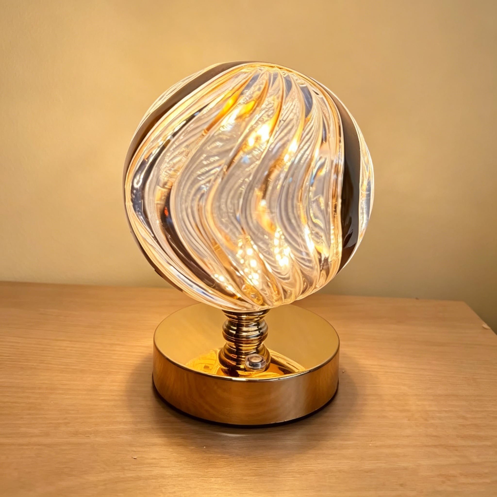 Maimeili Diamond Crystal Table Lamp Stepless Dimmable Desk Lamp — image 1