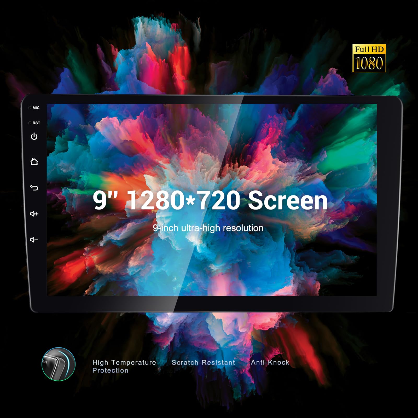 4+64G Android 15 Autoradio pour Suzuki Splash Ritz Opel Agila 2004-2014 | Sans Fil Carplay Android Auto 9 Pouces IPS écran Tactile pour Voiture avec GPS Bluetooth 5.0 FM RDS USB Caméra de Recul