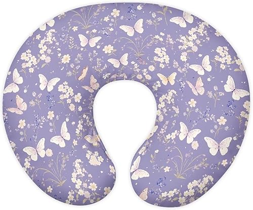 Funda de almohada de lactancia para recién nacido, neutra, en forma de media luna, fundas de almohada de lactancia materna de repuesto, patrón de