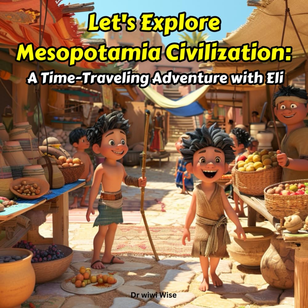 Let's Explore Mesopotamia Civilization: A Time-Traveling Adventure with Eli: Picture book story for kids about a wacky time travel adventure and the coolest inventions of Mesopotamia!