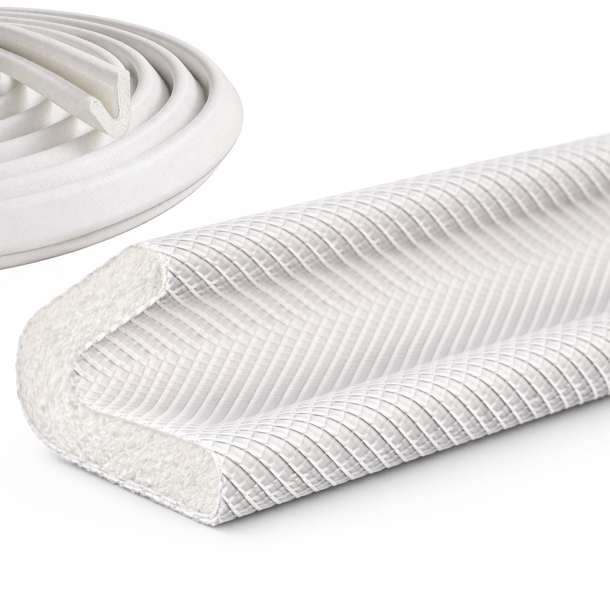 Burlete Ventana Corredera en V 4m Blanco, Burletes para Ventanas y Puertas Correderas, Autoadhesivo, Aislante Térmico Ventanas Frío, Anticondensación, Cortavientos, Insonorización, 2,5-7 mm