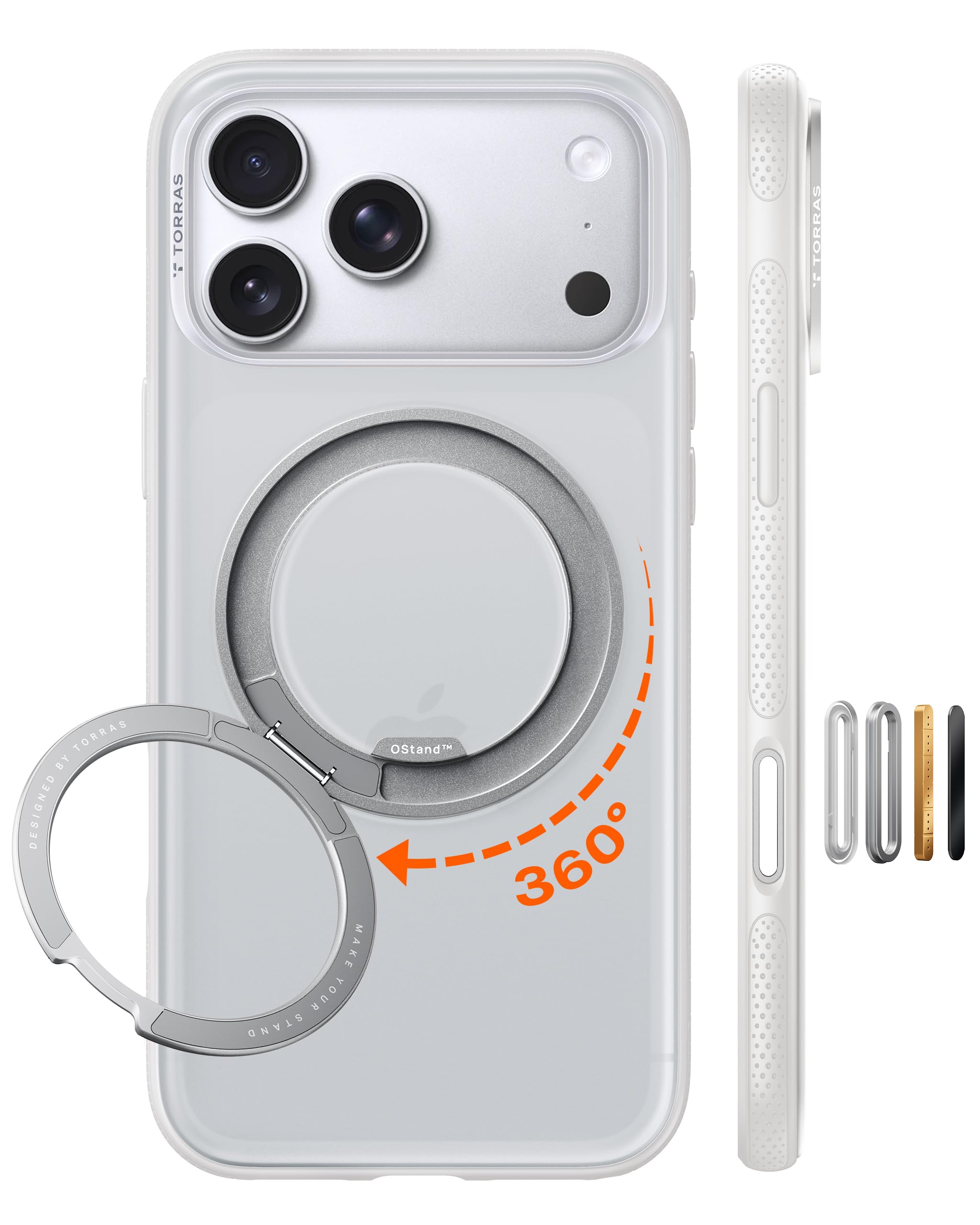 Amazon.co.jp: TORRAS iPhone 17 Pro 用ケース 【カチカチ・多機能360