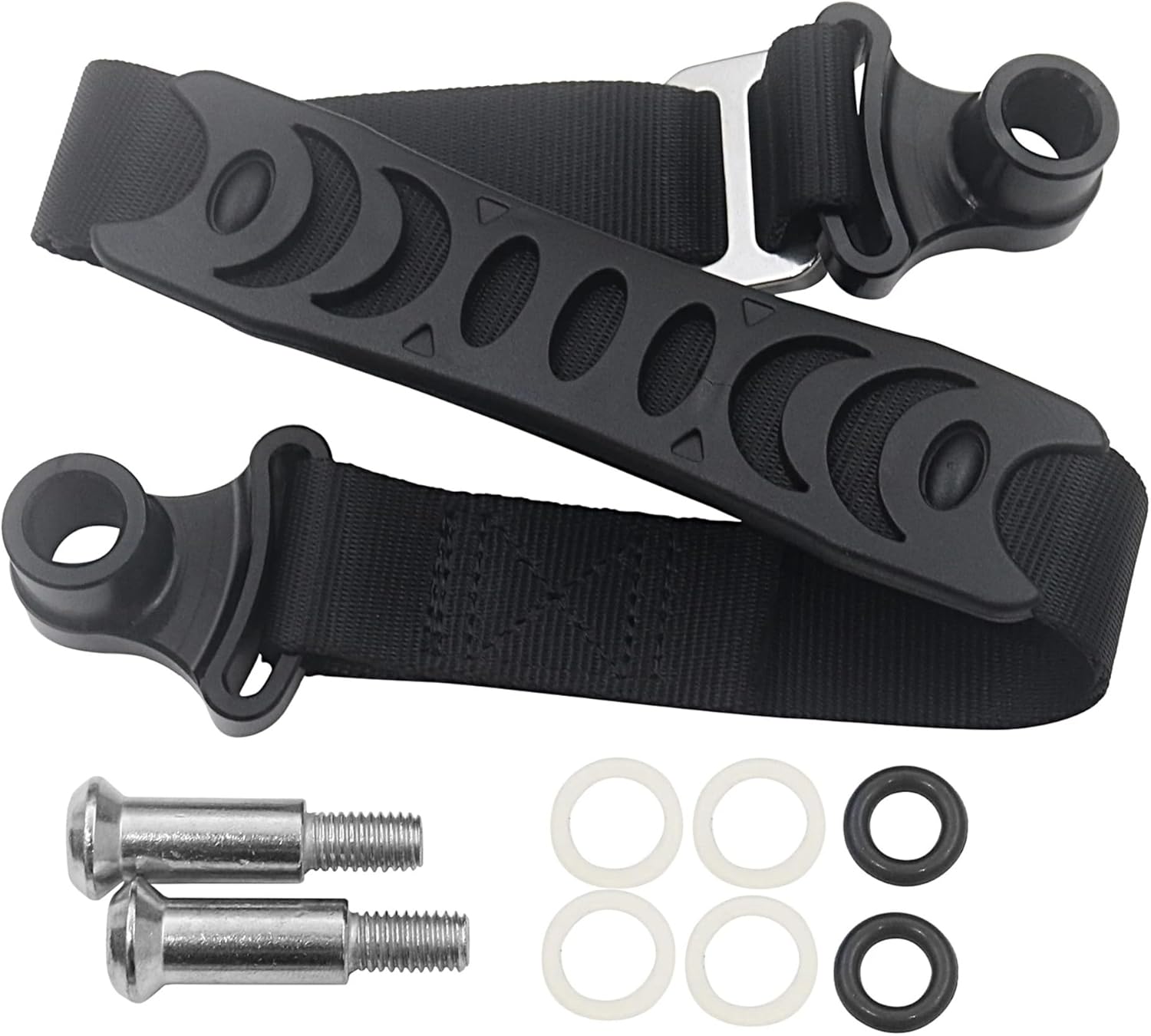 Motorcycle Rescue Pull Strap for CRF YZ KX EXC SX Road Motocross Enduro (Black)