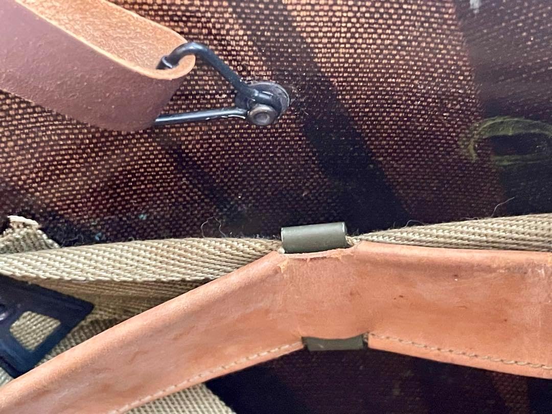 米戦艦ウィスコンシンの船底から発見実物デッドストック　M-1へルメットSET 米戦艦ウィスコンシンの船底から発見実物デッドストック M-1へ