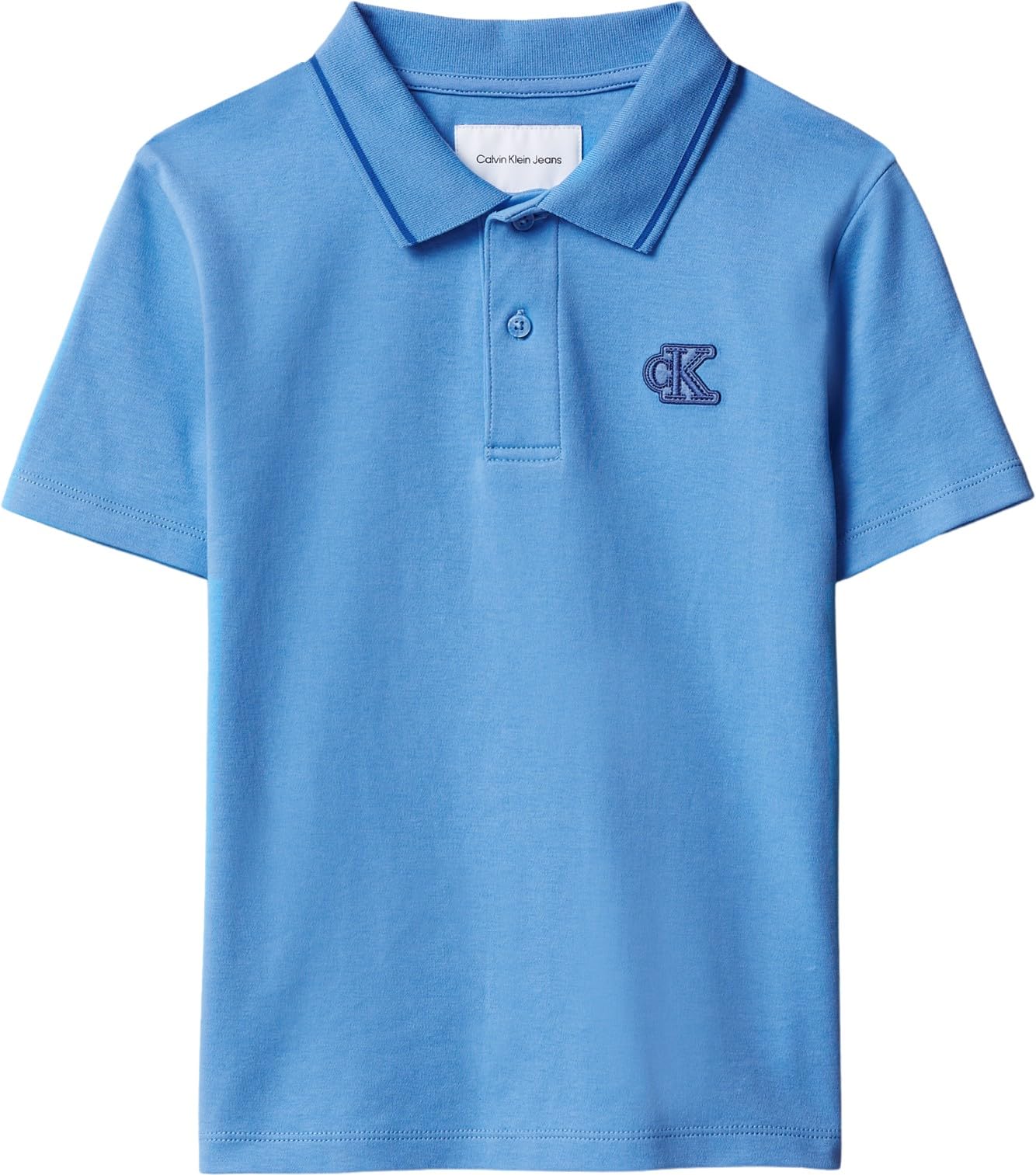 Calvin Klein CK Monogram Polo SS Lvcktjb14b Polo S/S Bambini e Ragazzi
