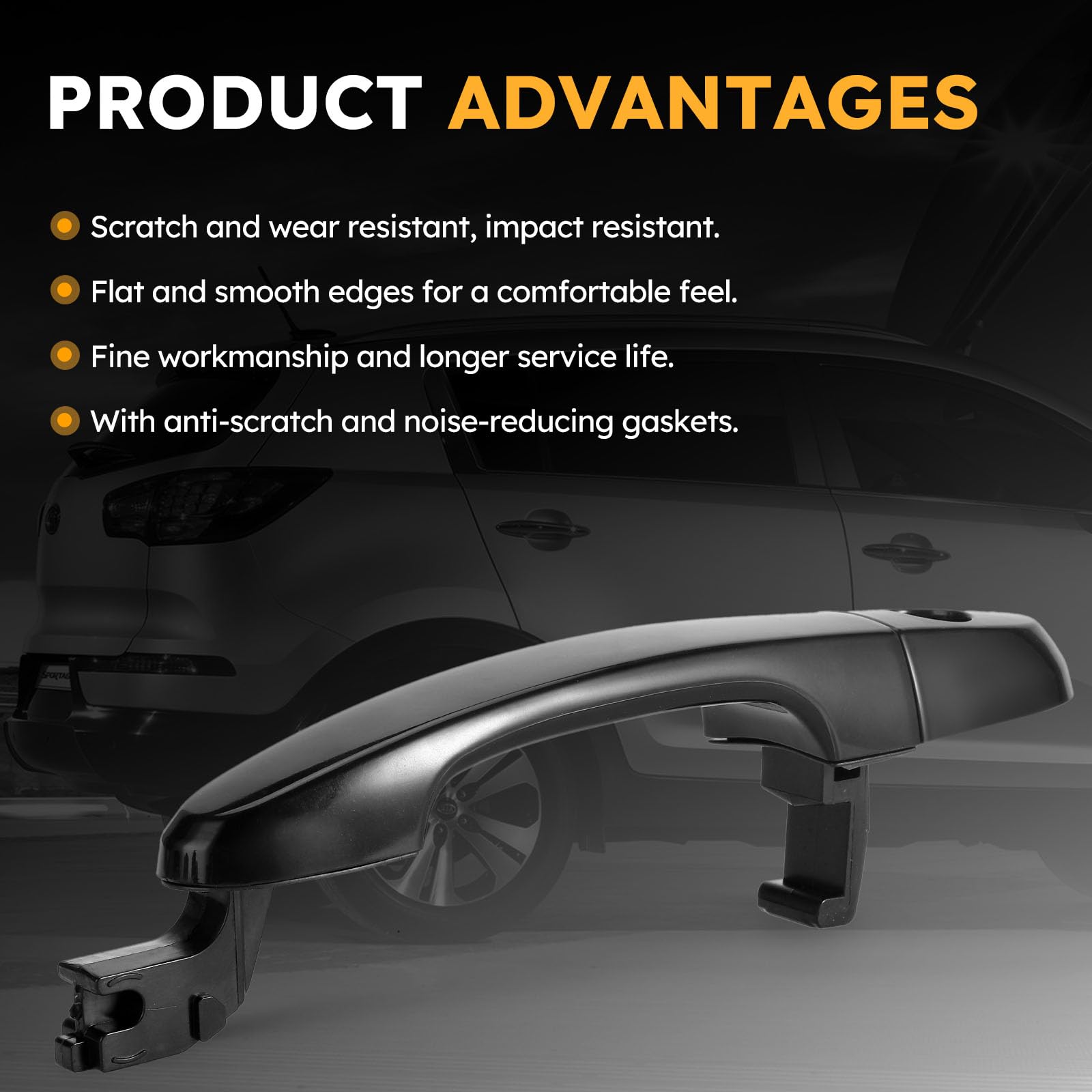 X4XZ Exterior Door Handles for 2005-2010 Kia Sportage,Front and Rear, Drive  & Passenger Side Replaces# 80776 80775 80774 80773 (Set of 4) : Amazon.ca:  ...