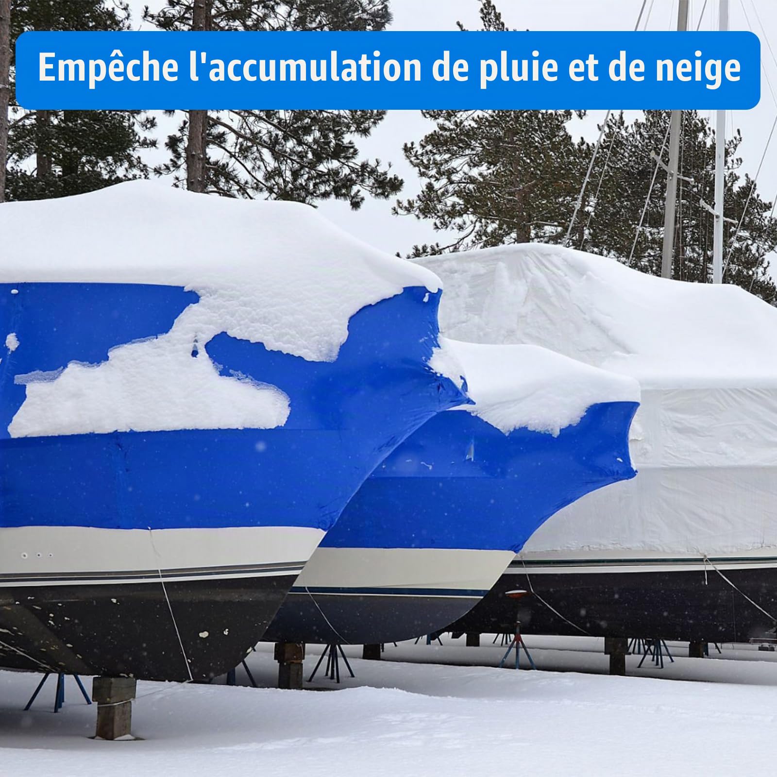 KOMCLUB Support pour Housse de Bateau en Aluminium léger | Perche télescopique en aluminium en 3 parties, dotée d'un système de verrouillage rapide interne robuste