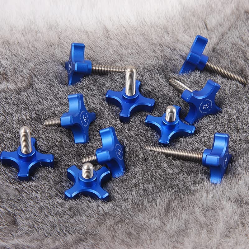 Tornillos de mariposa M8 de acero inoxidable M8x25mm para soporte y accesorios de telescopio 4