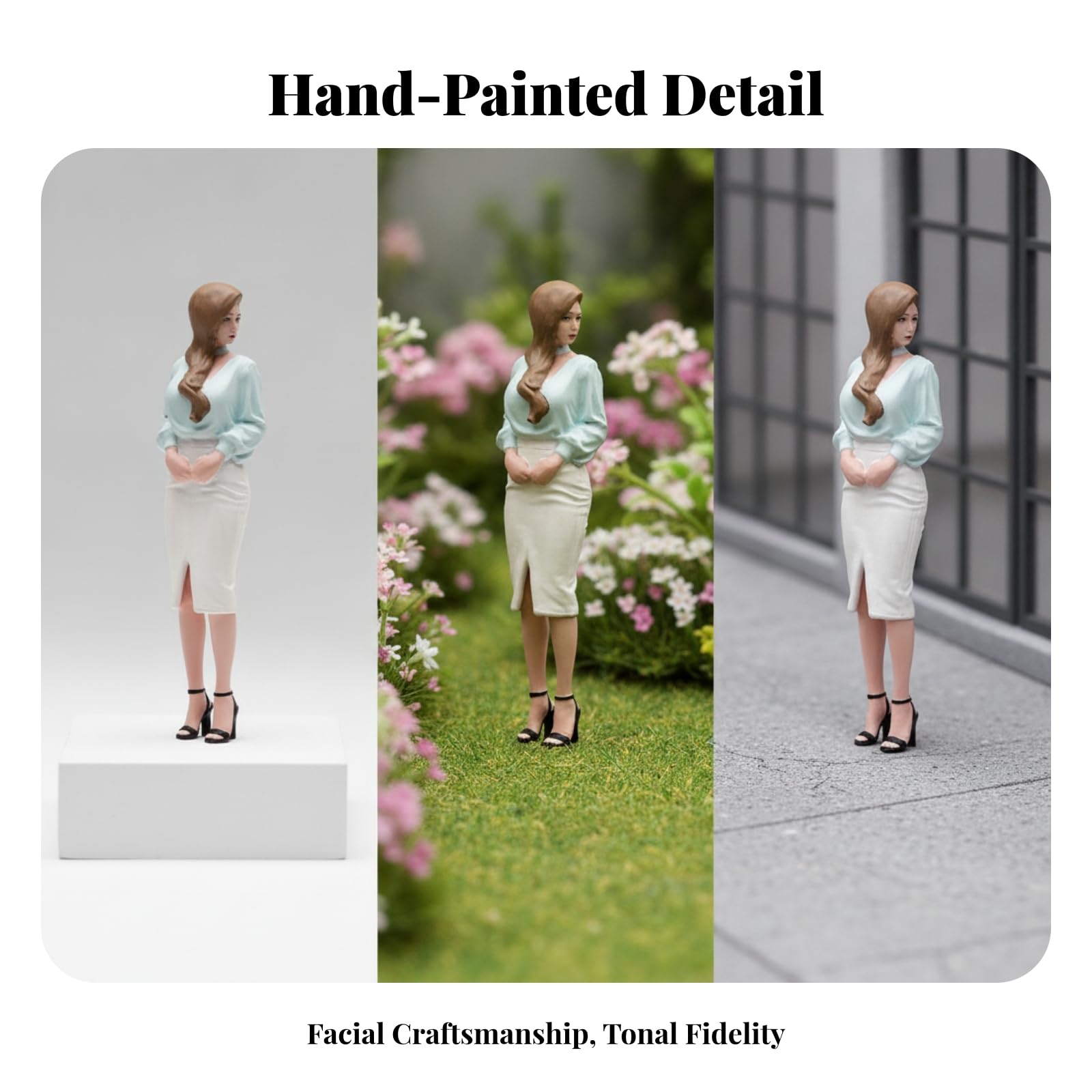 Figura Coleccionable Mujer Resina