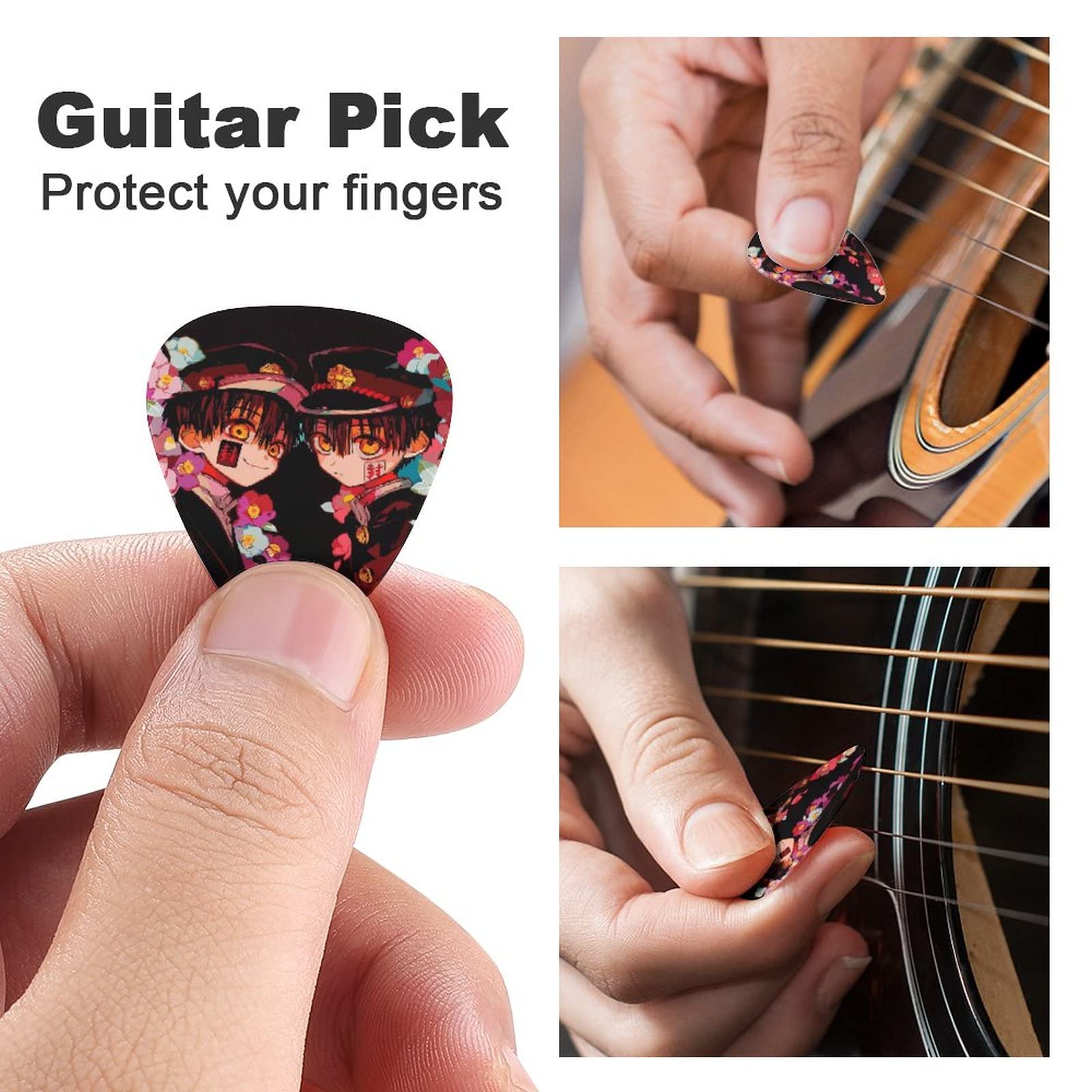 Amazon | ギター ピック 地縛少年花子くん 6枚/セット 収納ケース付き