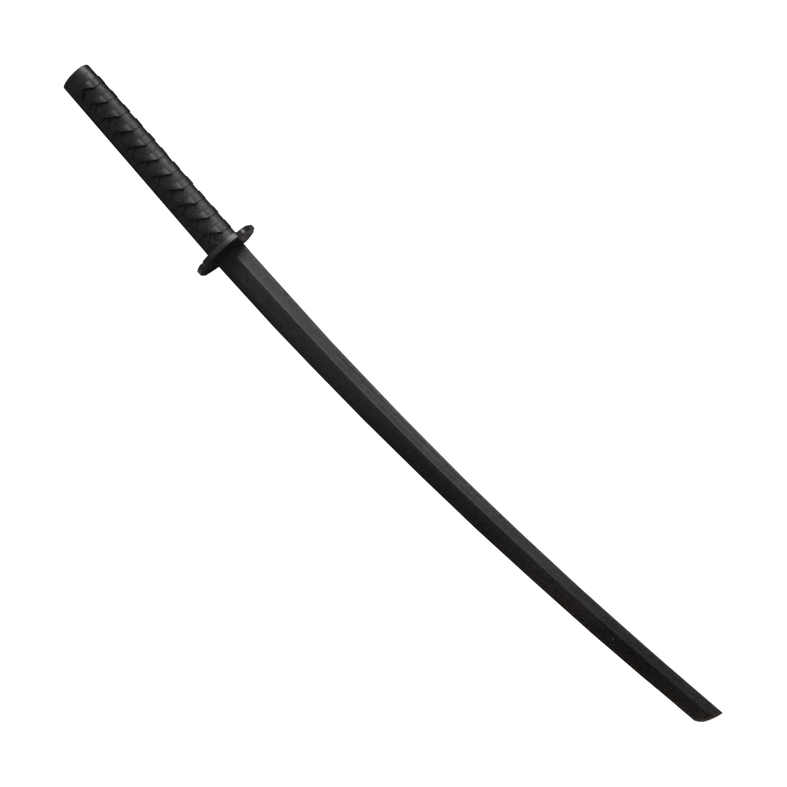 DEPICE Bokken Hartkunststoff inkl. Saya - 101 cm / Bokken 600 g – Iaido Aikido, Schwarz