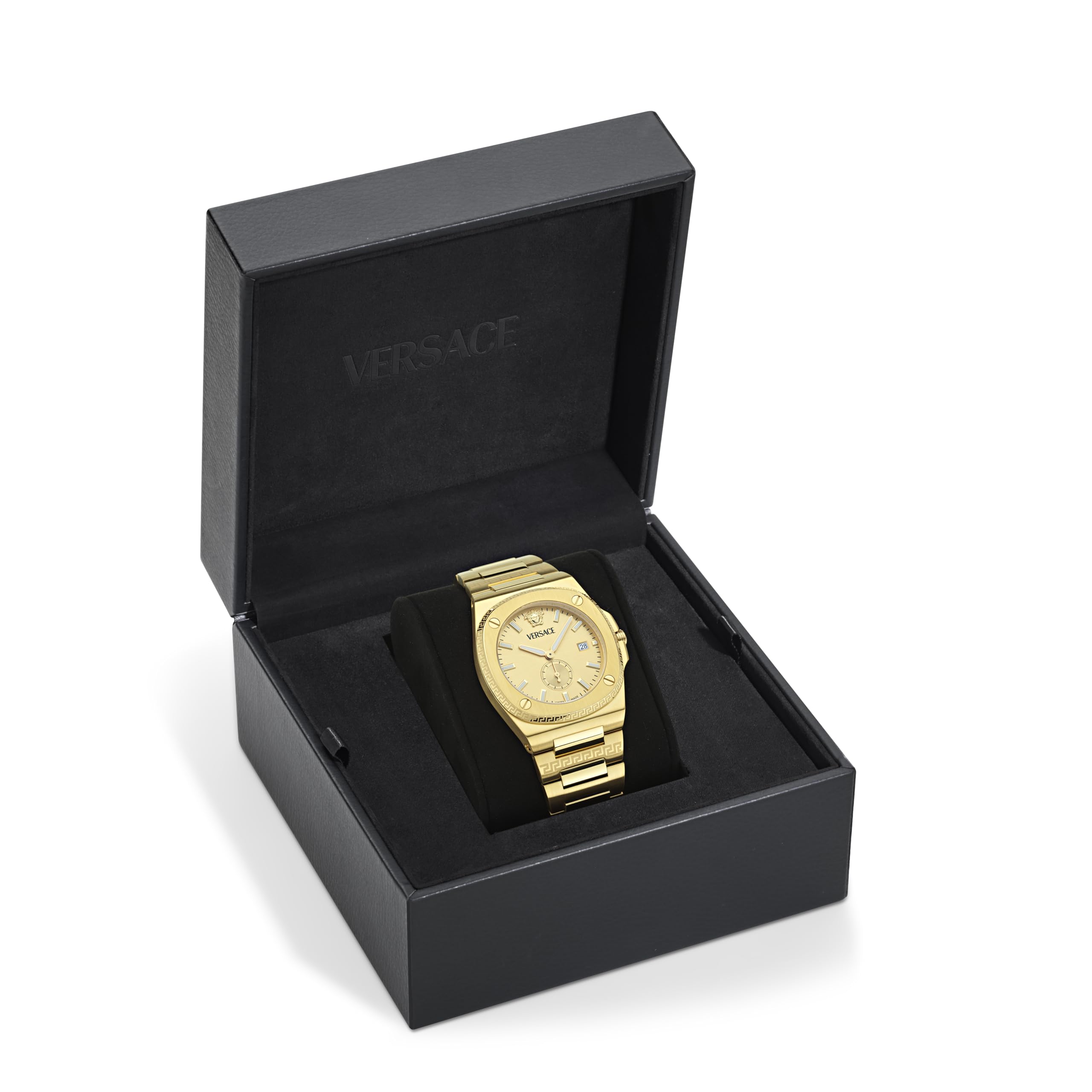 Versace Orologio da uomo analogico al quarzo svizzero con cinturino in acciaio inox VE0V00425