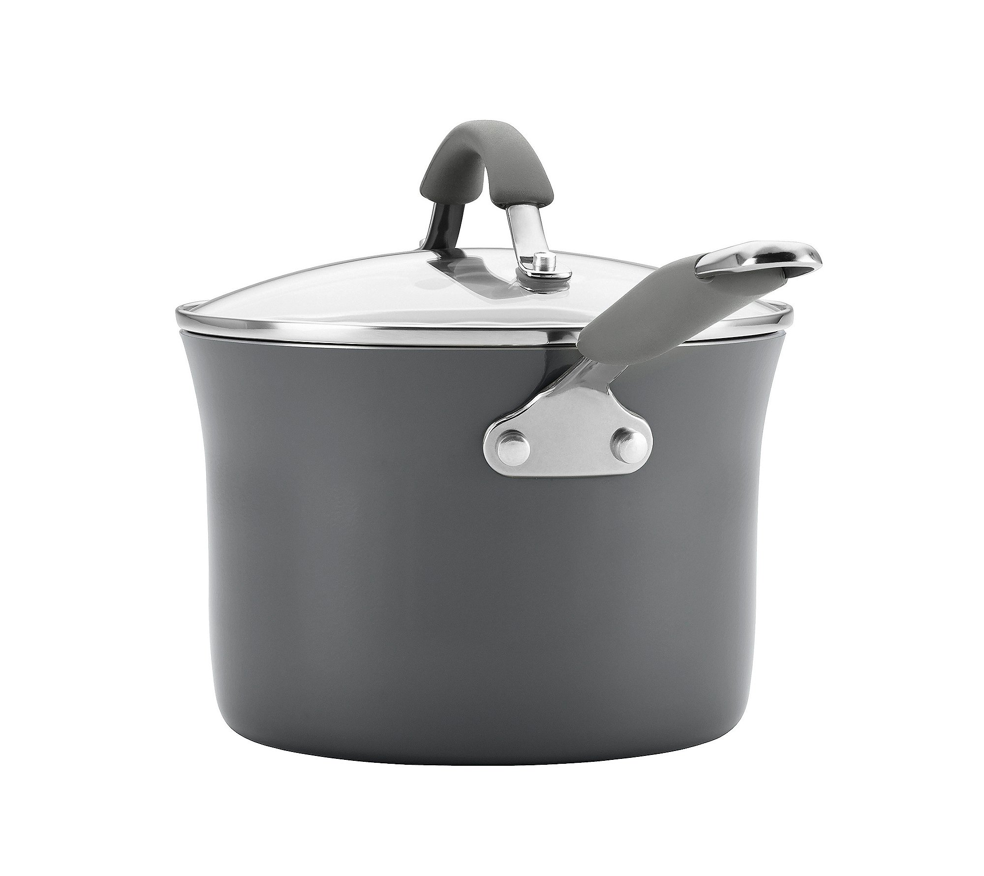 Rachael Ray Cucina Nonstick Cookware, Sea Salt Gray Pots and Pans Set, 12-Piece — Amazon image 5