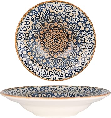 Bonna Pasta plate - Alhambra - Porcelain - 27 cm 400 cc - set of 2