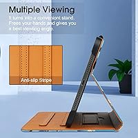 Vista 4 de Funda para iPad mini de 6ª generación 8.3 pulgadas 2021, funda inteligente protectora de cuero PU de primera calidad con soporte de folio, ángulos