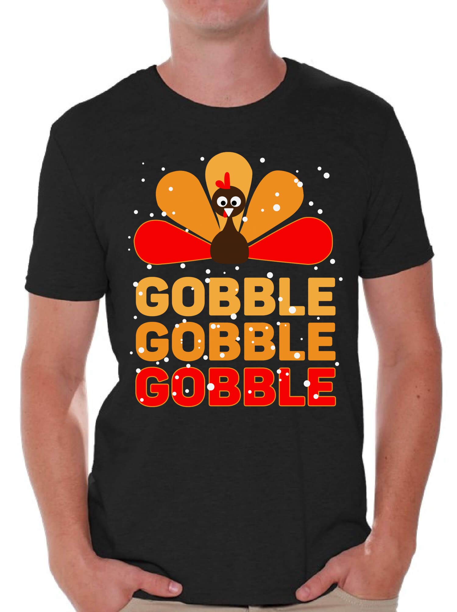 Gobble Gobble Gobble - Happy Thanksgiving Day Tshirt Shirts for Mens