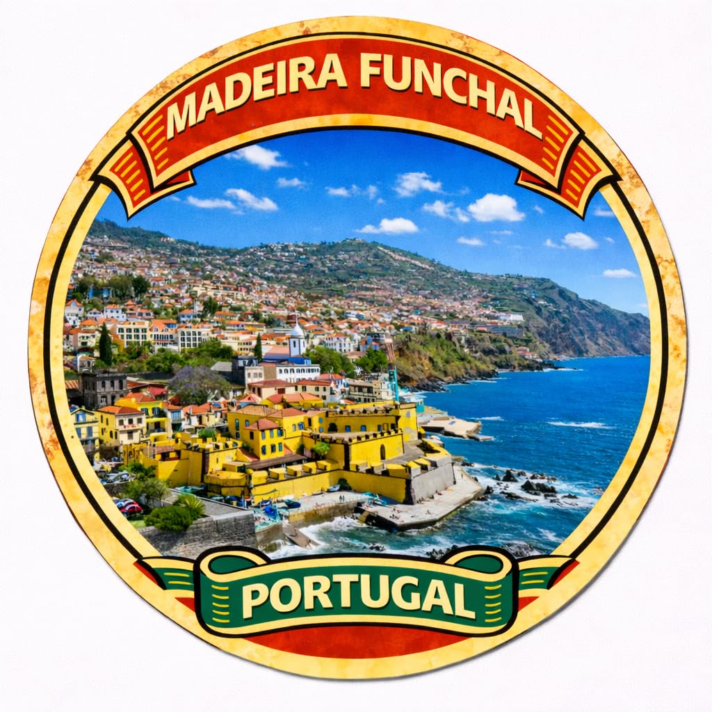 Nomad Charging Box Funchal Madeira Portugal Decorative Souvenir Fridge Magnet A0078