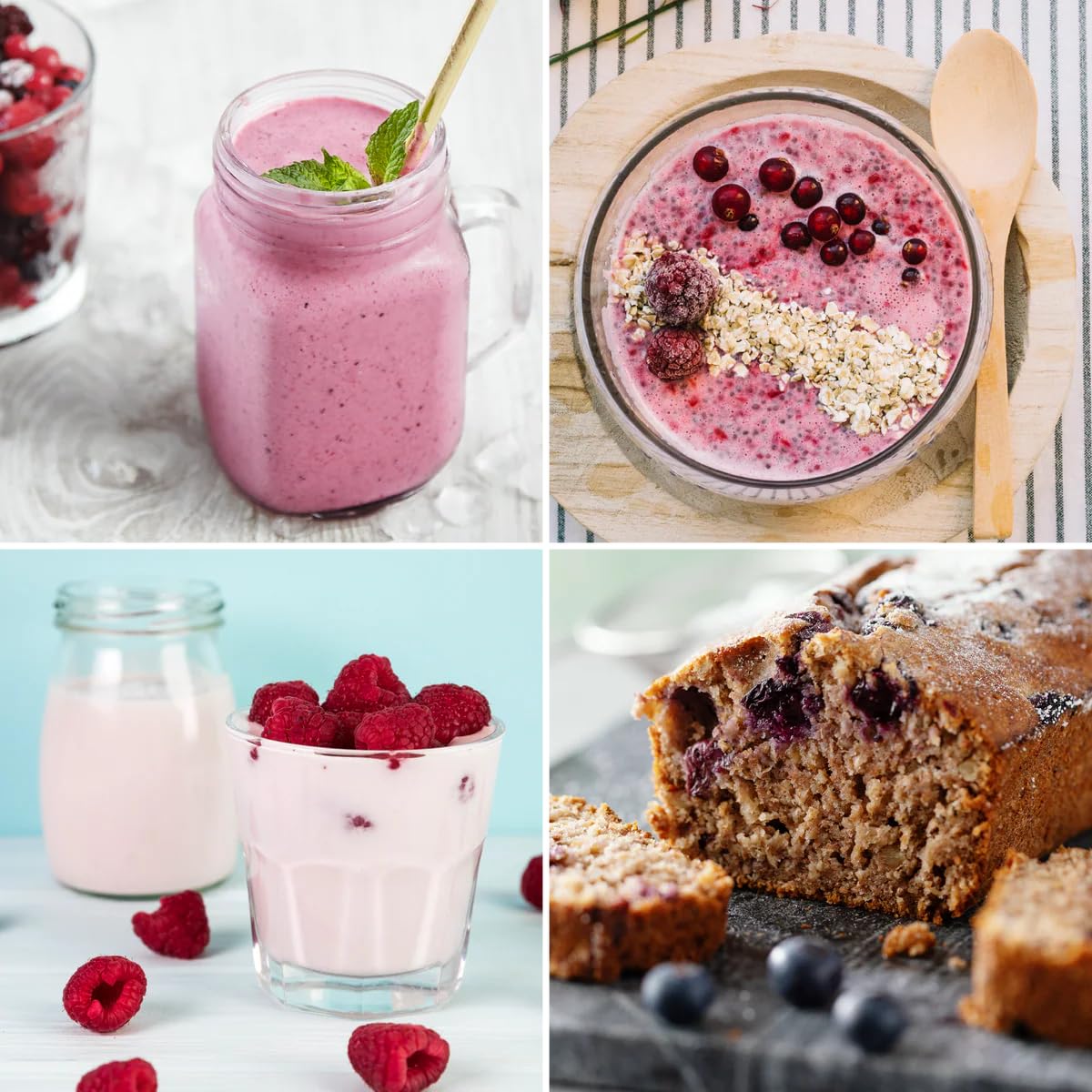 Bio Protein Mix rote Beeren 500g | Erbsen- und Reisprotein mit Beeren, Beete und Ballaststoffen | nur natürliche Zutaten in Bio-Qualität | Achterhof