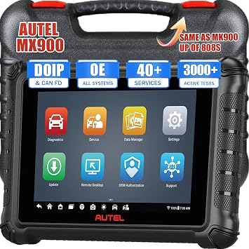 Autel MaxiCheck MX900 Scanner Function as MK900 MK900BT Better Than MX808 MX808S MK808 MK808S MK808BT MS906 for 10000+ Vehicles 40+ Services as MP900 All System Diagnostic Scan Tool