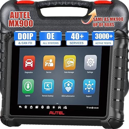 Autel MaxiCheck MX900 Scanner Function as MK900 MK900BT Better Than MX808 MX808S MK808 MK808S MK808BT MS906 for 10000+ Vehicles 40+ Services as MP900 All System Diagnostic Scan Tool