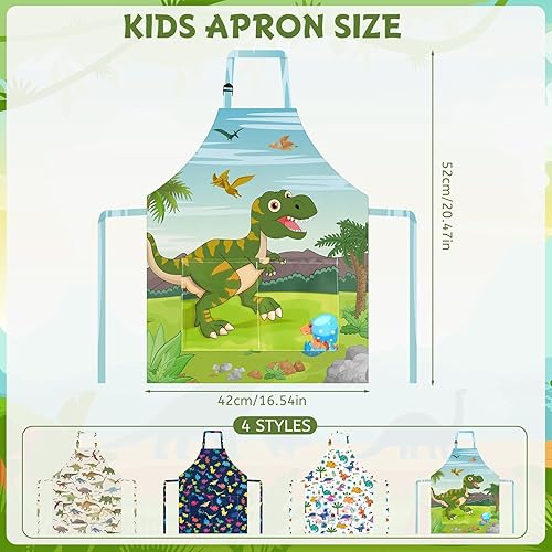 Miniatura 2 de PLULON Delantal para niños, suministros de soporte de limonada para niños, delantal de limón con bolsillos, correa ajustable, soporte de limonada,