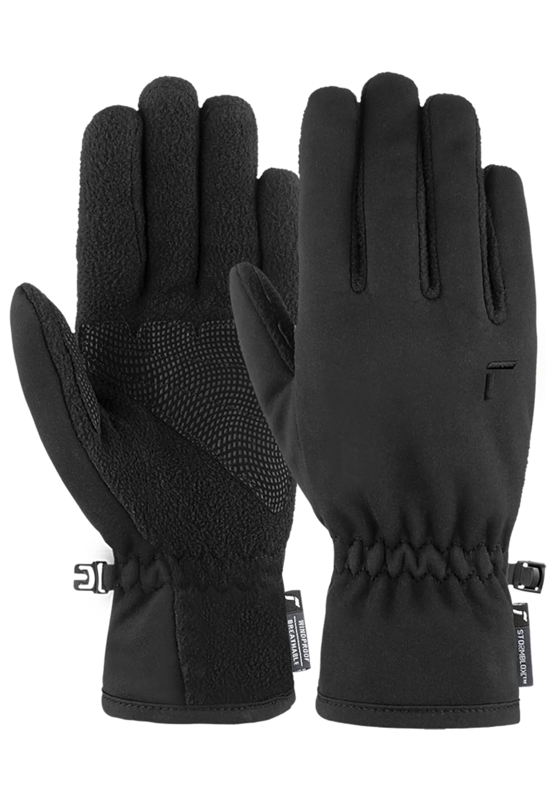 Reusch Kiruna STORMBLOXX Unisex Alltagshandschuhe – Winddichte & Wasserabweisende Outdoorhandschuhe für Damen & Herren mit Softshell, Fleece & Verstärkter Handfläche