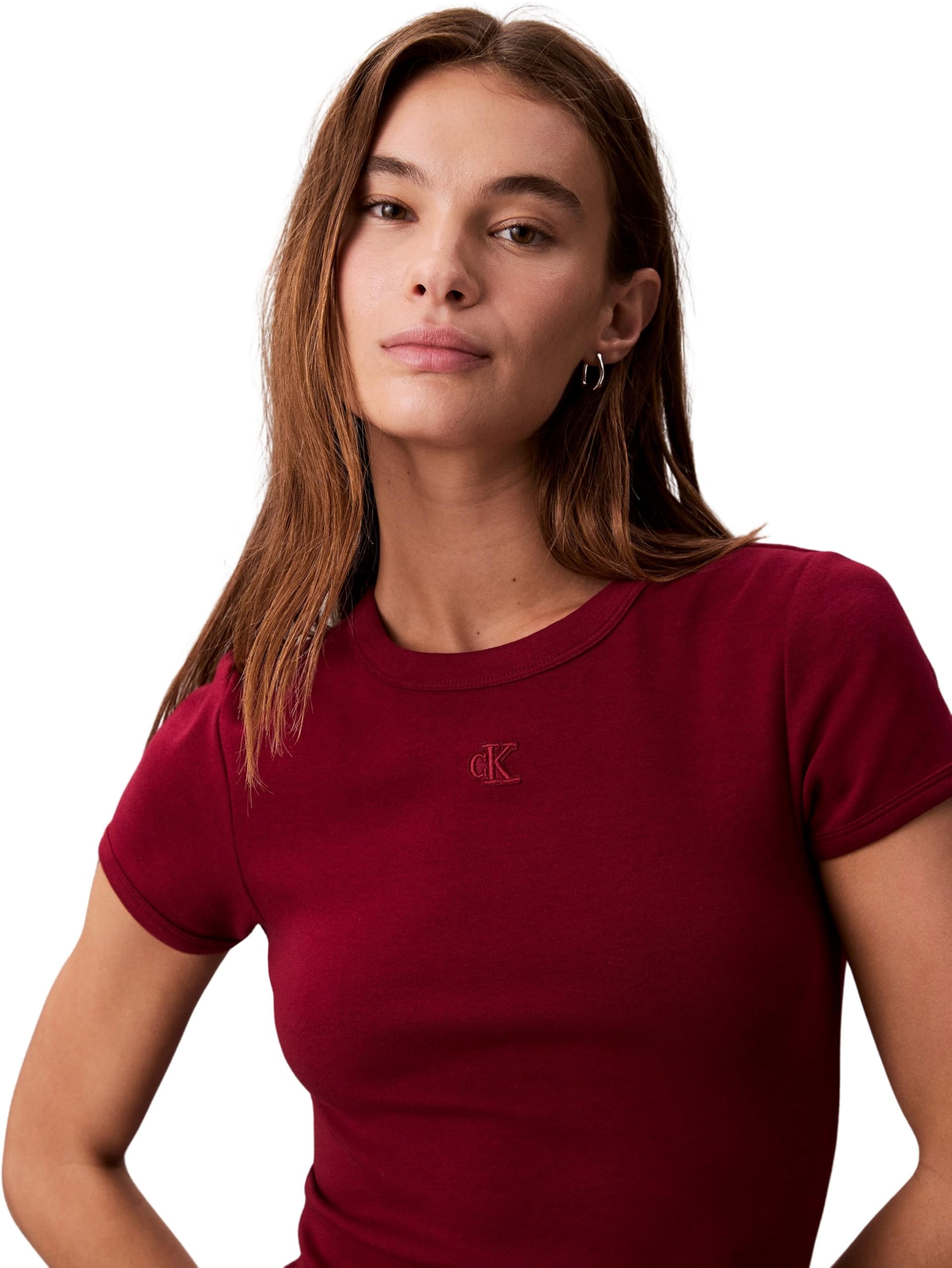Calvin Klein Sukienka Bodycon Kobiety Ss Co Contour 1x1 Rib Mini Dress Lv047b266g