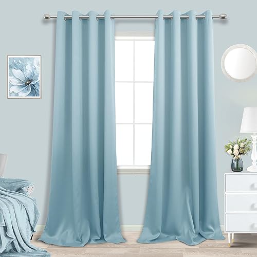 Miniatura 49 de KOUFALL Cortinas opacas doradas de lujo para sala de estar, elegantes cortinas de 84 pulgadas de largo, cortinas Doradas para Sala Elegantes Oro