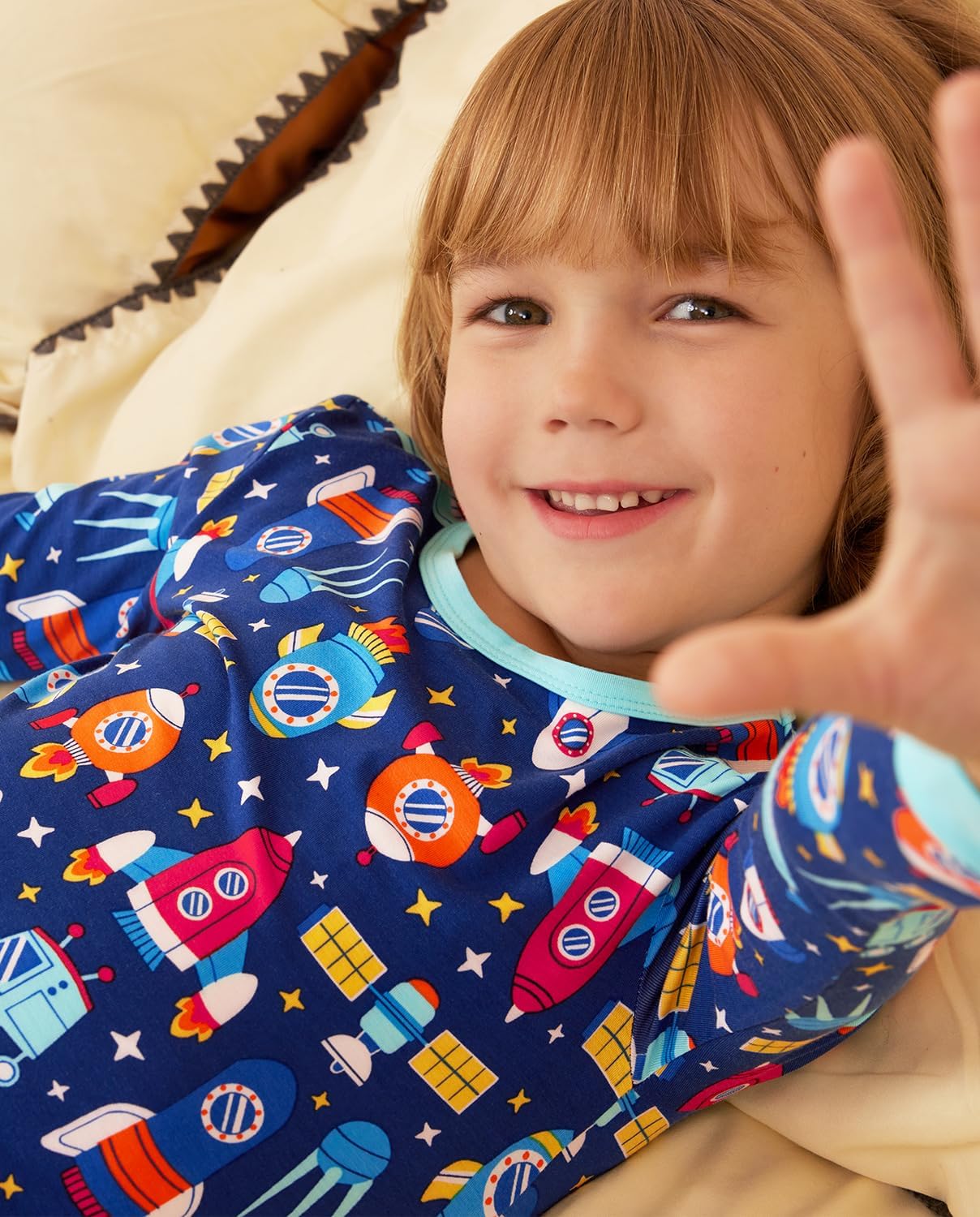 Bamboo Viscose Toddler Pajamas Boys Girls Baby 12M-8Y Pjs Sets Kids 2pcs Long-Sleeve Snug fit Sleepwear - Image 8