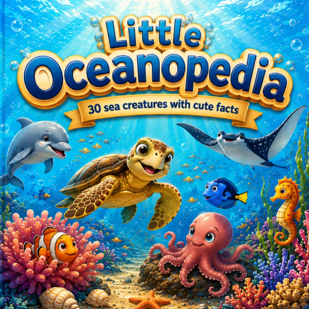 Little Oceanopedia: 30 sea creatures with cute facts (Littleopedia)