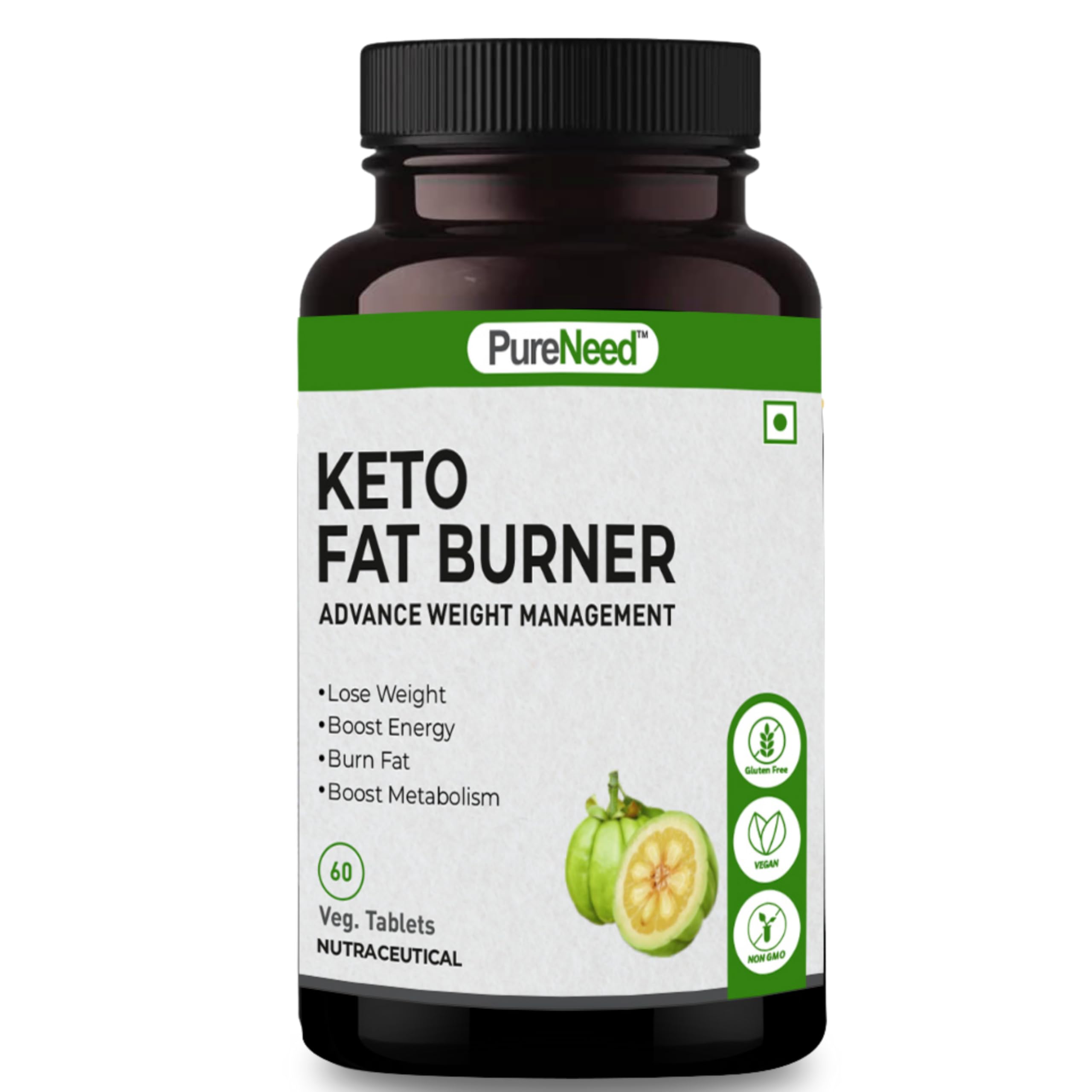 Keto Fat Burner for Men & Women 1000MG, Weight Loss Supplement With Garcinia Cambogia, Green Coffee Beans & Green Tea Extract Metabolism Booster - 60 Tablets