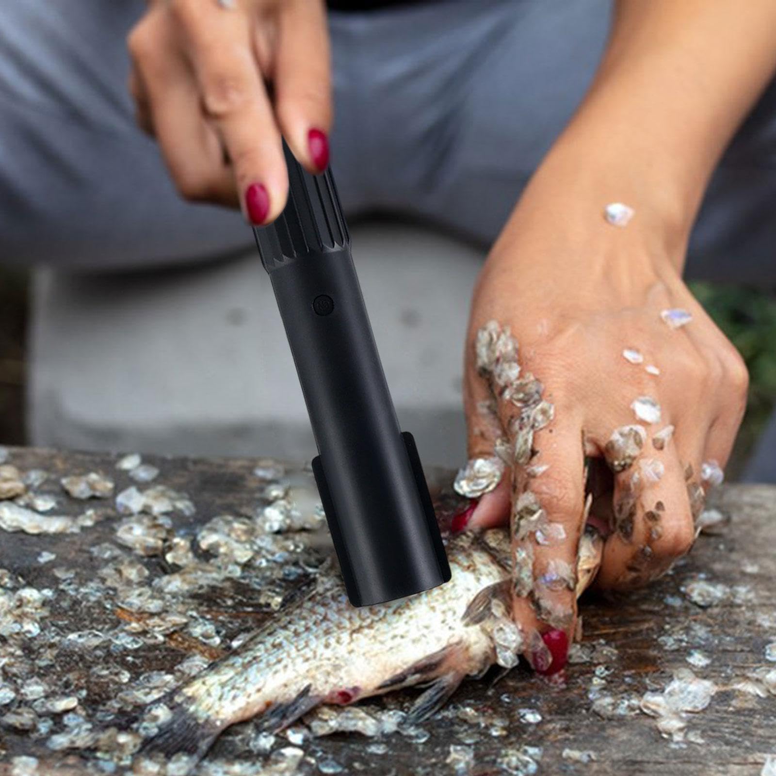 per pesci per discesclarimento di pesce di pesce di elettrico per il ridimensionamento dei pesci, Nero