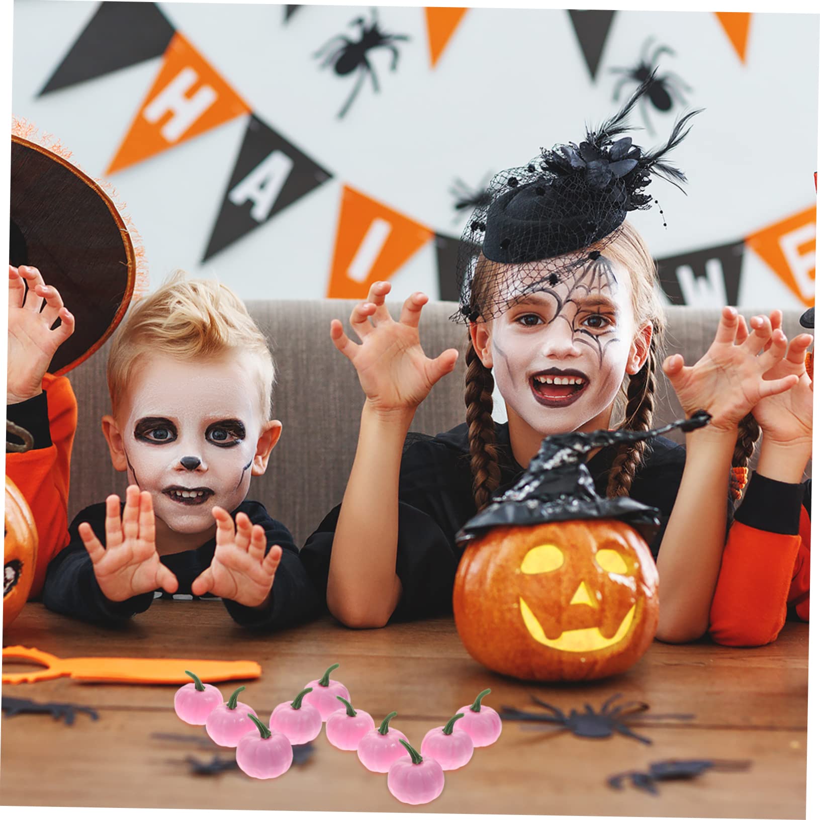 KOMBIUDA 48stücke Künstliche Schaumkürbisse Für Halloween Realistische Dekoration Für Und Herbstfeiern Geeignet Für Tischcenterpieces Und Kreative Arrangements