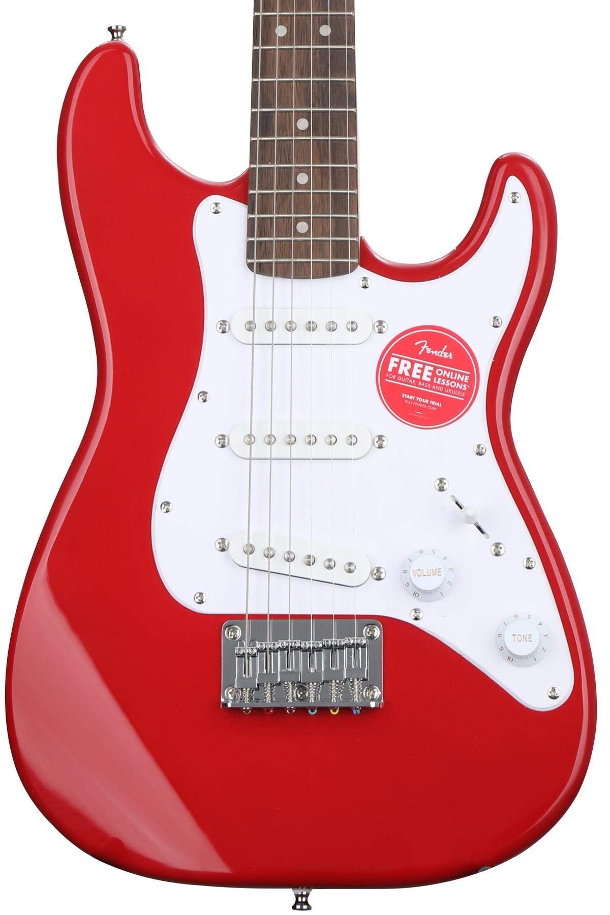 Squier by Fender Mini Stratocaster レフティ Amazon.com: Squier Mini Stratocaster Electric Guitar, with 2