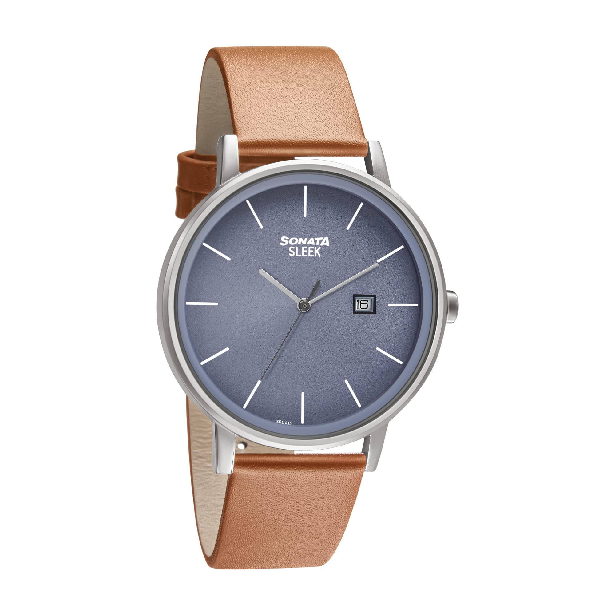 Sonata Quartz Analog with Date Leather Strap Watch for Men-NR7131SL04 (B0924PTMDS) Amazon Price History, Amazon Price Tracker
