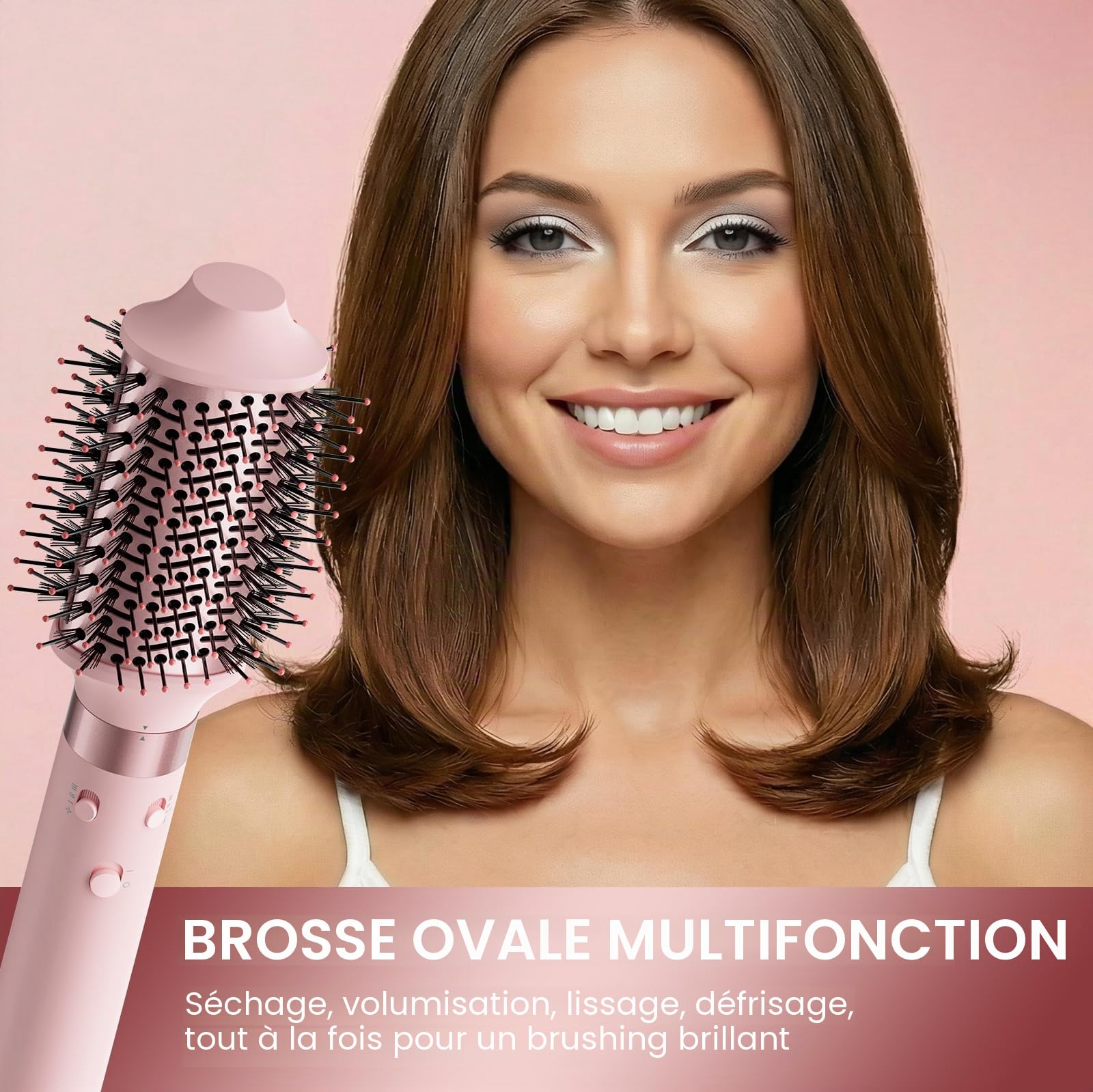 MESCOMB Air Styler 5 en 1 Bi-Tension, Sèche-Cheveux Ionique de Voyage