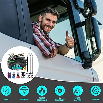 Amazon.com: CheeMuii 15 FT Semi Truck Air Line Kit with