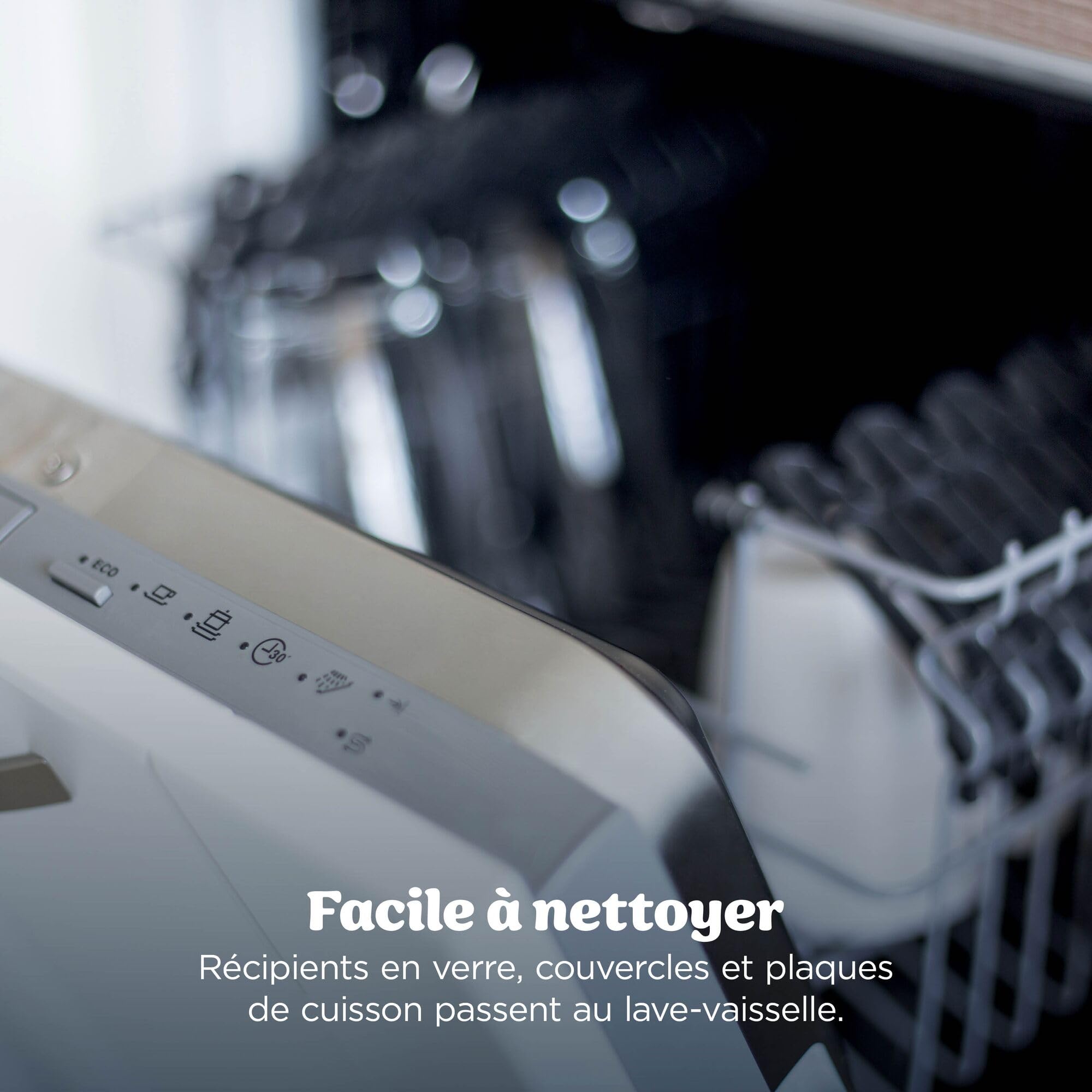 Ninja CRISPi PRO XL, Friteuse sans huile, bols 5,7l et 2,3l AS090EUSD | 5 modes de cuisson prédéfinis, avec contenants en verre CleanCrisp de 5,7 l et 2,3 l, couvercles de rangement, Stone/Or