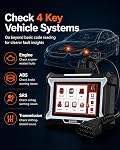 ANCEL DS100 OBD2 Scanner Auto VIN Diagnostic Tool with Resets Service | ABS Bleeding, BMS/Oil reset; Lifetime free updates; Friendly guided operation; Online technical support; Protective case