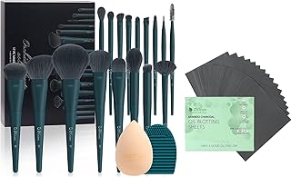 DUcare Juego de 17 brochas de maquillaje con ...