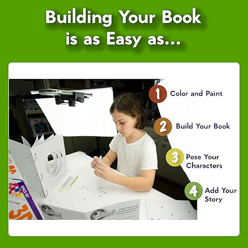 Miniatura 4 de Libro de túnel 3D haz tu propio libro, kit de arte y manualidades. 8 x 11.5 pulgadas. Gran regalo. De 9 a 99 años. (estanque)