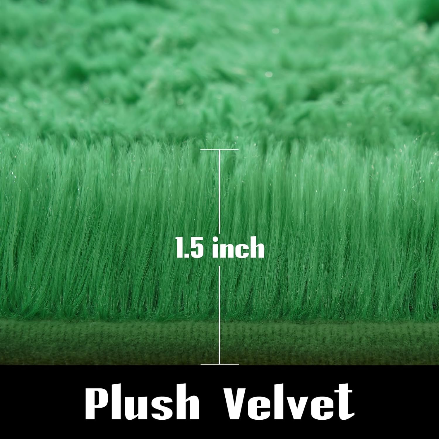 Jelymark Super Soft Shaggy Rug for Bedroom, 5x8 Feet Fluffy Carpet for Living Room, Fuzzy Indoor Plush Area Rug for Home Decor, Furry Floor Rugs for Dorm, Kids Nursery Rug for Girls, Grass Green
